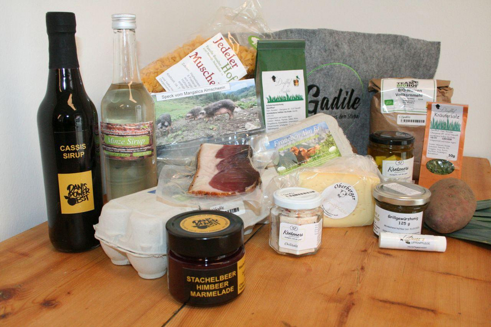 s´Gadile - verschiedene Produkte