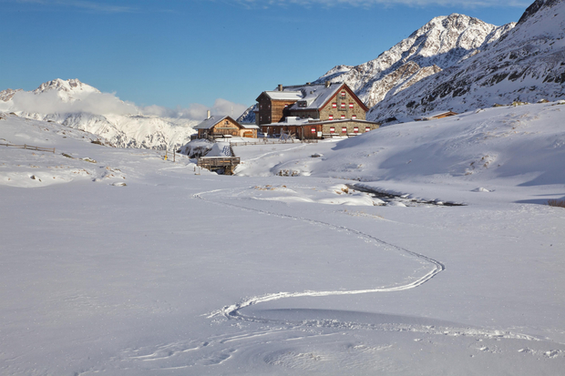 Franz-Senn-Hütte Winter